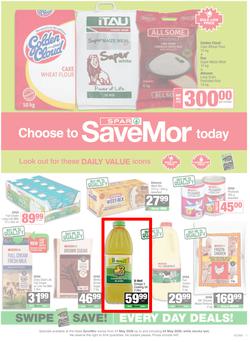 SPAR SaveMor Eastern Cape : Choose To SaveMor Today (11 May - 24 May 2026), page 1