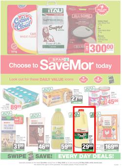 SPAR SaveMor Eastern Cape : Choose To SaveMor Today (11 May - 24 May 2026), page 1