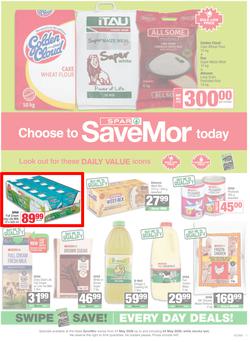 SPAR SaveMor Eastern Cape : Choose To SaveMor Today (11 May - 24 May 2026), page 1