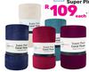 Mainstays Super Plush Fleece Blankets 125 x 150cm 850023094004