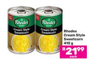 Rhodes Cream Style Sweetcorn-410g