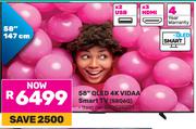 Hisense 58" QLED 4K VIDAA Smart TV 58Q6Q 850029201