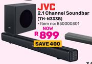 JVC 2.1 Channel Soundbar TH-N333B 850000301