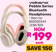 Volkano Pebble Series Bluetooth Headphones 850000344/238/300