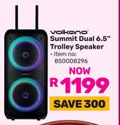 Volkano Summit Dual 6.5" Trolley Speaker 850008296