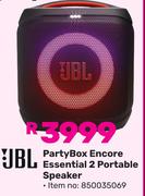 JBL Party Box Encore Essential 2 Portable Speaker 850035069