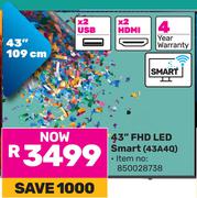 Hisense 43" FHD LED Smart TV 43A4Q 850028738