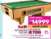Eight Coin-Operated Pool Table