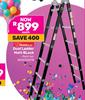 Tradequip Dual Ladder Matt Black-each