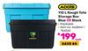 Addis Rough Tote Storage Box Blue Or Black-110Ltr Each