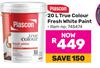 Plascon True Colour Fresh White Pant-20Ltr