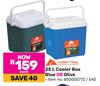 Ozark Trail Cooler Box Blue Or Olive-25Ltr Each