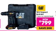 CAT 18V Impact Drill Kit 