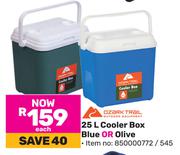 Ozark Trail Cooler Box Blue Or Olive-25Ltr Each