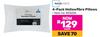 Mainstays 4 Pack Hollowfibre Pillows