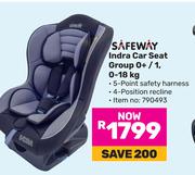 Safeway Indra Car Seat (Group 0+ /1)  0-18kg