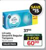 Lil-Lets Smartfit Regular Tampons 16/20 Pack Value Pack-For 2