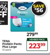 Tena Pro Skin Pants Plus Large 10 Pack