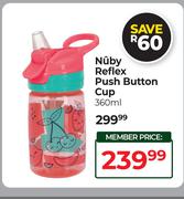 Nuby Reflex Push Button Cup-360ml