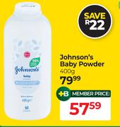 Johnson's Baby Powder-400g