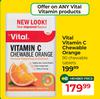 Vital Vitamin C Chewable Orange-90 Chewable Tablets