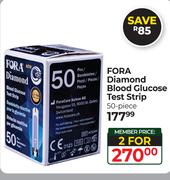 Fora Diamond Blood Glucose Test Strip-For 2 x 50 Piece