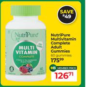 NutriPure Multivitamin Complete Adult Gummies-60 Gummies