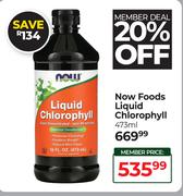 Now Foods Liquid Chlorophyll-473ml