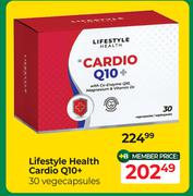 Lifestyle Health Cardio Q10+ 30 Vegecapsules