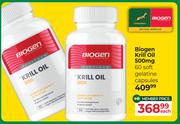 Biogen Krill Oil 500mg 60 Soft Gelatine Capsules-Each