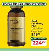 Dis-Chem Gold Cranberry Plus 120 Softgel Capsules