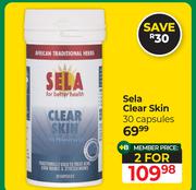 Sela Clear Skin 30 Capsules-For 2