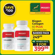 Biogen Collagen 60 Plus 30 Capsules-For 2