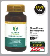 Flora Force Turmerynne 90 Vege Capsules-For 2