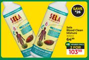 Sela Blood Clean Mixture-For 2 x 300ml
