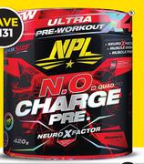 NPL N.O Charge Quad Pro Ultra Pre Workout-420g