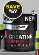 Evox Alpha X Creatine HMB Pump-340g