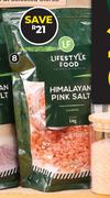Lifestyle Food Himalayan Coarse Pink Salt-1Kg