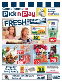 Pick n Pay Gauteng, Mpumalanga, Limpopo, Free State, North West & Northern Cape : Fresh For Every Day (11 May - 17 May 2026)