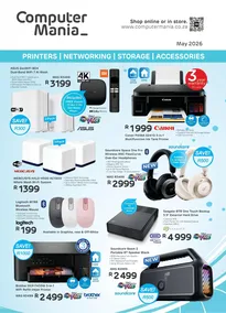 Computer Mania : Printers & Networking (01 May - 31 May 2026)