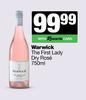 Warwick The First Lady Dry Rose-750ml