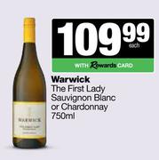 Warwick The First Lady Sauvignon Blanc Or Chardonnay-750ml