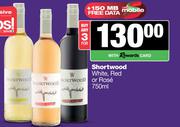 Shortwood Wine, Red Or Rose-For 3 x 750ml