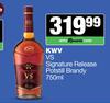 KWV VS Signature Release Potstill Brandy-750ml