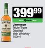 Jameson Triple Triple Distilled Irish Whisky-750ml