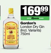 Gordon's London Dry Gin-750ml