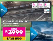 Samsung 43" Full HD LED Smart TV UA43F6000FKXXA 850029867