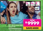 Samsung 70" 4K Crystal UHD Smart TV UA70U8000FKXXA 850030861