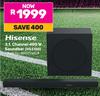 Hisense 3.1 Channel 480W Soundbar HS3100 850013404