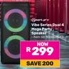 Amplify Vibe Series Dual 4 Mega Party Speaker 850008343